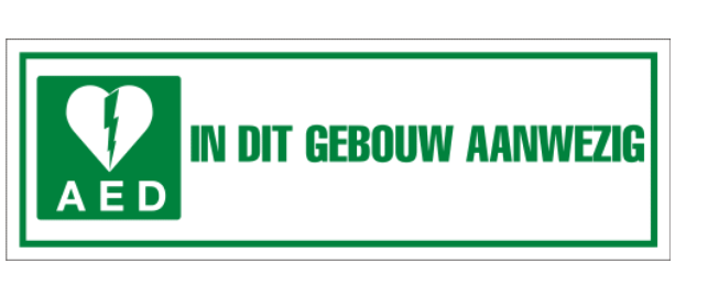 AED beschikbaar op deze locatie