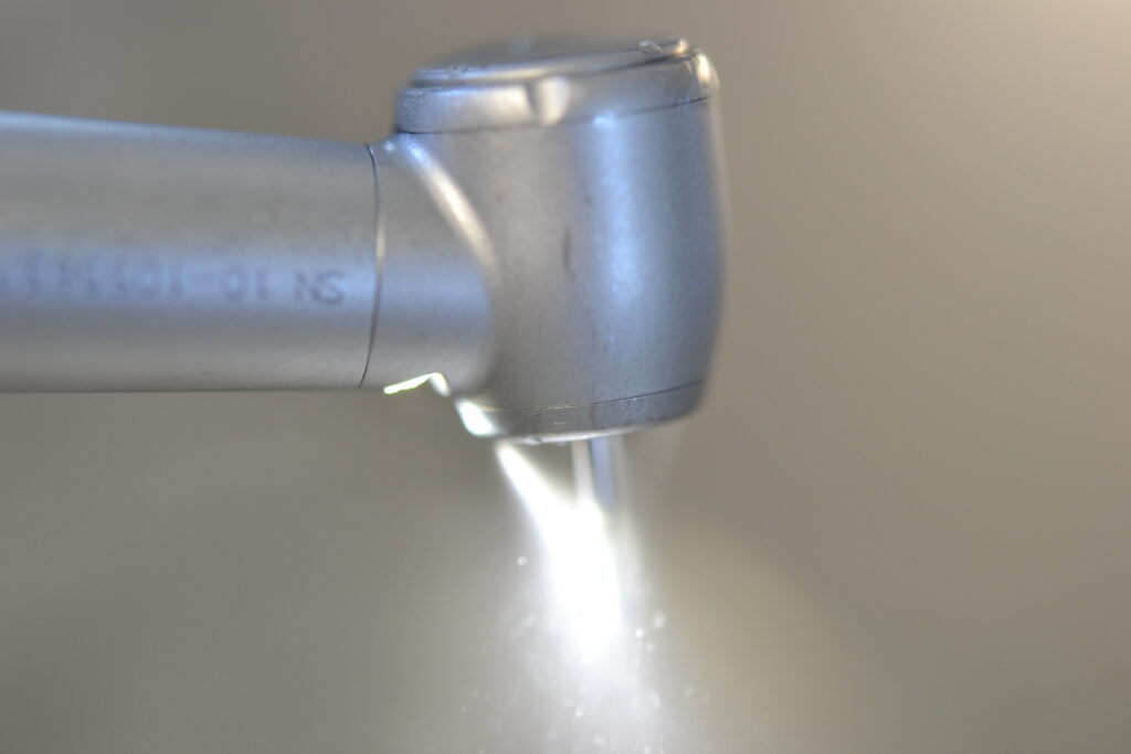 Close-up van een tandarts-turbine
